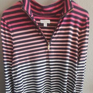 Charter Club Multi Colored Stripe pullover (exercise) Size PXL